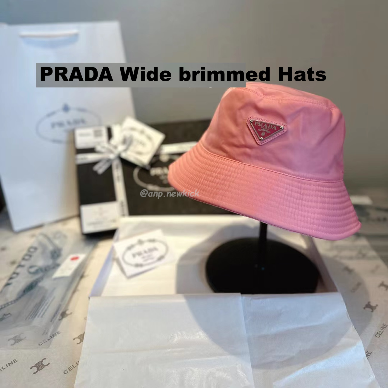 Prada Wide Brimmed Hats (7) - newkick.app